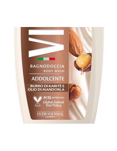 vidal bagnodoccia 500ml - addolcente - almond & karite' - olio di mandorla: tuttocasashop.it: igiene e cura della persona