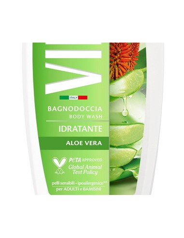 vidal bagnodoccia 500ml - idratante - aloe vera: tuttocasashop.it: igiene e cura della persona