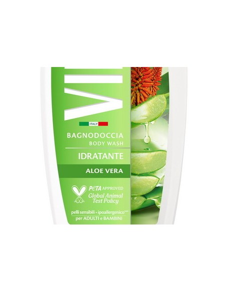vidal bagnodoccia 500ml - idratante - aloe vera: tuttocasashop.it: igiene e cura della persona