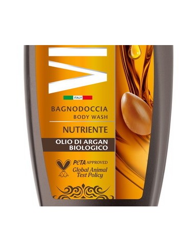 vidal bagnodoccia 500ml - nutriente - argan oil - olio di argan biologico: tuttocasashop.it: igiene e cura della persona