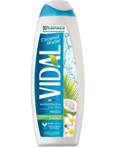 vidal bagnodoccia 500ml - fresco - coconut water - acqua di cocco e monoi: tuttocasashop.it: igiene e cura della persona