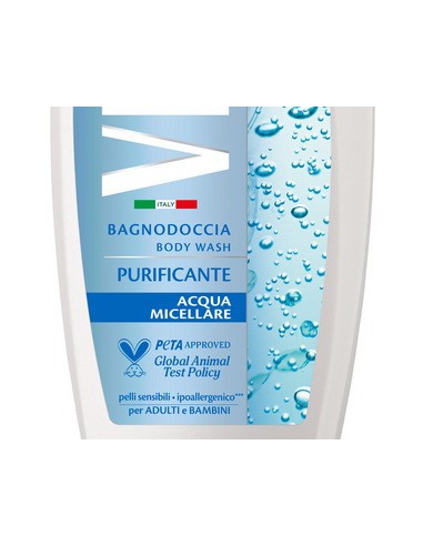 vidal bagnodoccia 500ml - purificante - hydra pure - acqua micellare: tuttocasashop.it: igiene e cura della persona