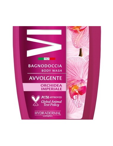 vidal bagnodoccia 500ml - avvolgente - imperial orchid - orchidea imperiale: tuttocasashop.it: igiene e cura della persona