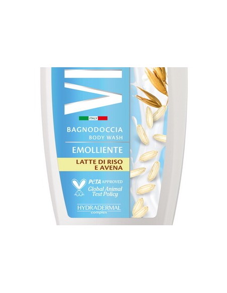 vidal bagnodoccia 500ml - emolliente - milk & cream - latte di riso e avena: tuttocasashop.it: igiene e cura della persona