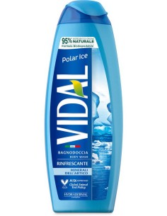 vidal bagnodoccia 500ml - rinfrescante - polar ice - minerali dell'artico: tuttocasashop.it: igiene e cura della persona