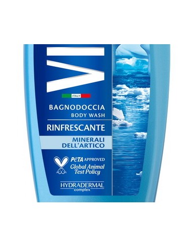 vidal bagnodoccia 500ml - rinfrescante - polar ice - minerali dell'artico: tuttocasashop.it: igiene e cura della persona