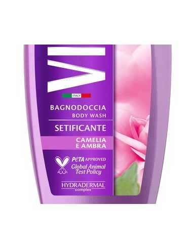 vidal bagnodoccia 500ml - setificante - sensual touch - camelia e ambra: tuttocasashop.it: igiene e cura della persona
