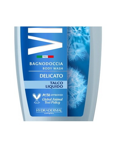 vidal bagnodoccia 500ml - sensitive - delicato - talco: tuttocasashop.it: igiene e cura della persona