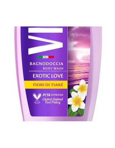 vidal bagnodoccia 500ml - exotic love - emotions - fiori di tiare': tuttocasashop.it: igiene e cura della persona