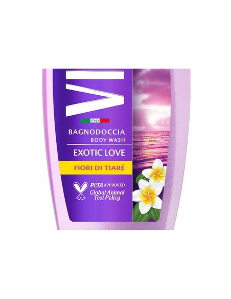 vidal bagnodoccia 500ml - exotic love - emotions - fiori di tiare': tuttocasashop.it: igiene e cura della persona
