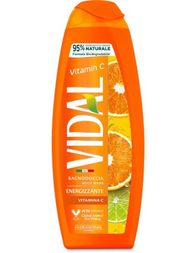 vidal bagnodoccia 500ml - energizzante - vitamina c: tuttocasashop.it: igiene e cura della persona