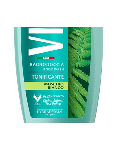 vidal bagnodoccia 500ml - tonificante - white musk - muschio bianco: tuttocasashop.it: igiene e cura della persona