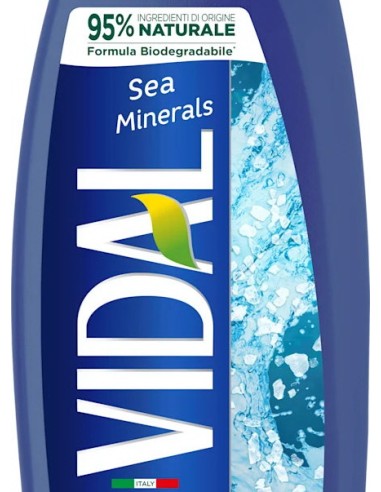 vidal doccia shampoo - 250ml - rivitalizzante minerali marini - pantenolo: tuttocasashop.it: igiene e cura della persona
