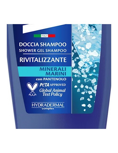 vidal doccia shampoo - 250ml - rivitalizzante minerali marini - pantenolo: tuttocasashop.it: igiene e cura della persona