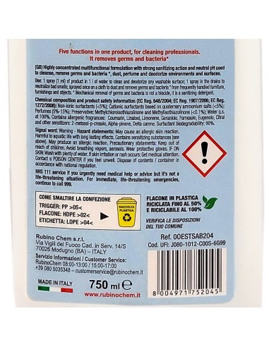 ole' oies ressenza deodorante multiuso igienizzante 750ml - sabbia: tuttocasashop.it: pulizia e cura della casa