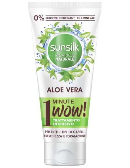 sunsilk 1minute wow trattamento intensivo - 180ml - aloe vera: tuttocasashop.it: igiene e cura della persona