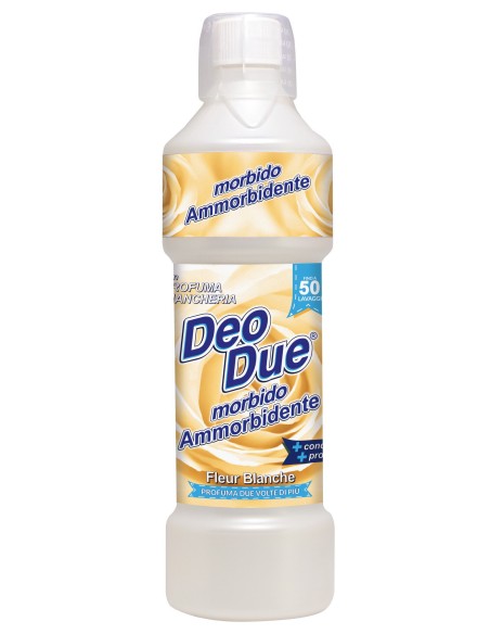 deo due ammorbidente profuma biancheria 50 lavaggi 1 litro - fleur blanche: tuttocasashop.it: prodotti per bucato e tessuti