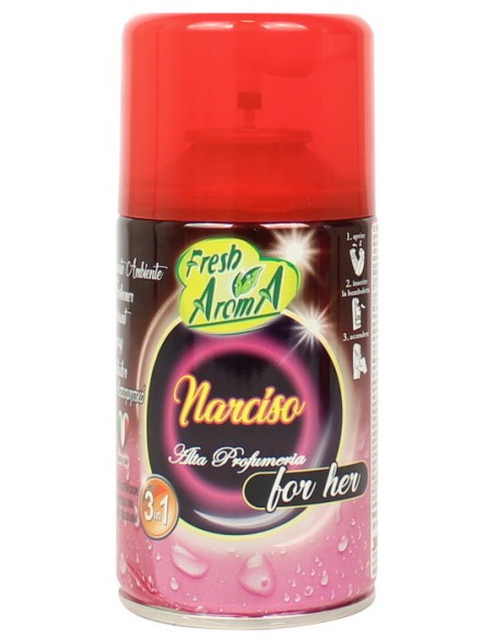fresh aroma ricarica deodorante per diffusore automatico - 250ml - narciso: tuttocasashop.it: pulizia e cura della casa