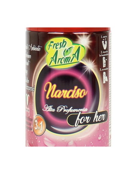 fresh aroma ricarica deodorante per diffusore automatico - 250ml - narciso: tuttocasashop.it: pulizia e cura della casa