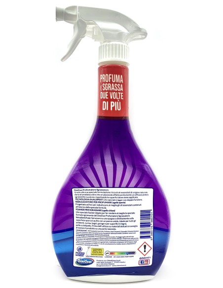 deo due profumatore 4in1 profuma sgrassa igienizza lucida - 600ml - viola: tuttocasashop.it: pulizia e cura della casa