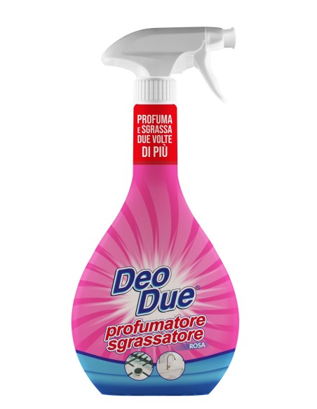 deo due profumatore 4in1 profuma sgrassa igienizza lucida - 600ml - rosa: tuttocasashop.it: pulizia e cura della casa