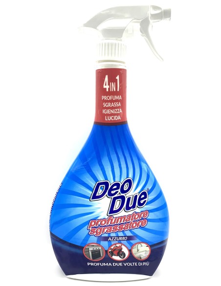 deo due profumatore 4in1 profuma sgrassa igienizza lucida - 600ml - azzurro: tuttocasashop.it: pulizia e cura della casa
