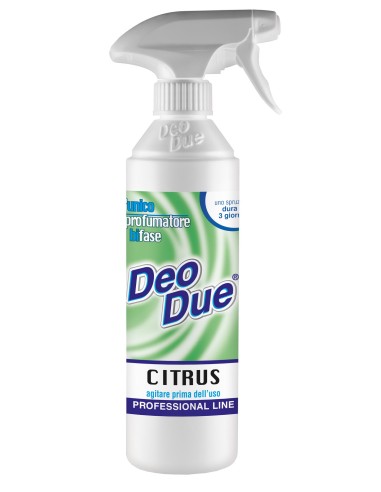 deo due profumatore bifase profumante neutralizzante - 500ml - citrus: tuttocasashop.it: pulizia e cura della casa