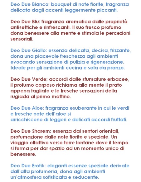 deo due profumatore bifase profumante neutralizzante - 500ml - tiare': tuttocasashop.it: pulizia e cura della casa