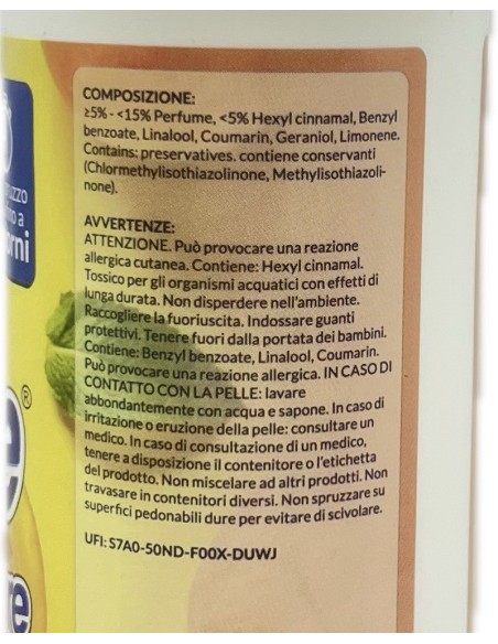deo due profumatore bifase profumante neutralizzante - 500ml - fruttato: tuttocasashop.it: pulizia e cura della casa