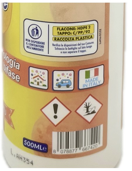 deo due profumatore bifase profumante neutralizzante - 500ml - fruttato: tuttocasashop.it: pulizia e cura della casa