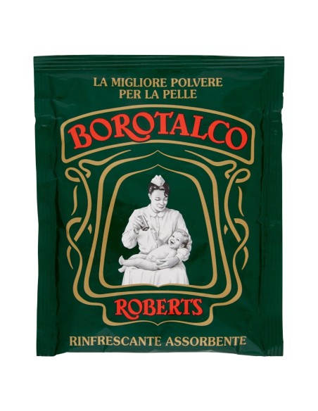 borotalco roberts talco in busta 100g - rinfrescante e assorbente: tuttocasashop.it: igiene e cura della persona