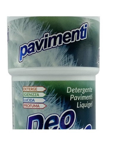 deo due pavimenti liquigel detergente igienizzante - 750ml - ozonato: tuttocasashop.it: pulizia e cura della casa