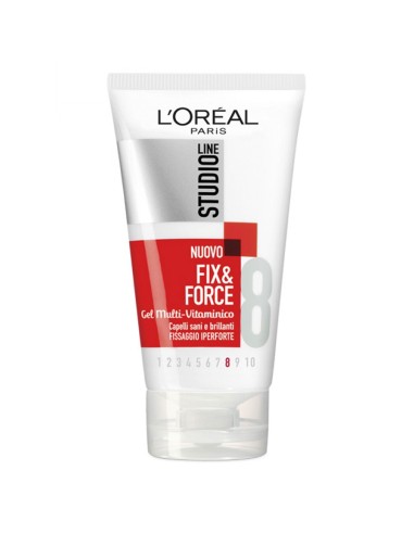studio line gel per capelli tubo 150ml - n.8 fix&force: tuttocasashop.it: igiene e cura della persona