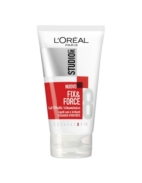 studio line gel per capelli tubo 150ml - n.8 fix&force: tuttocasashop.it: igiene e cura della persona