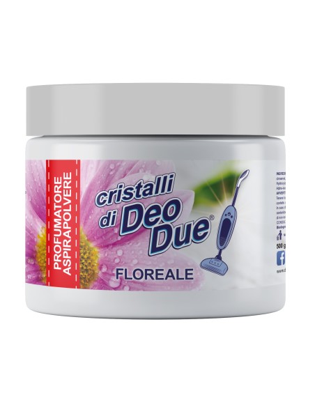 deo due cristalli - 500 grammi - profumatore aspirapolvere - floreale: tuttocasashop.it: pulizia e cura della casa