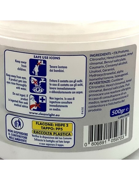 deo due cristalli - 500 grammi - profumatore aspirapolvere - floreale: tuttocasashop.it: pulizia e cura della casa