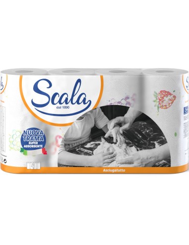 Scala Carta Casa Asciugatutto 4 Rotoli