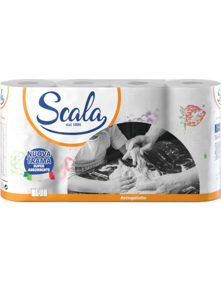 Scala Carta Casa Asciugatutto 4 Rotoli