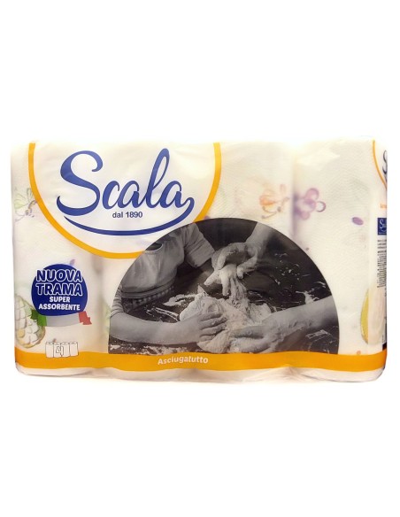 Scala Carta Casa Asciugatutto 4 Rotoli