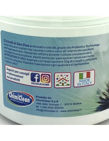 deo due cristalli - 500 grammi - profumatore aspirapolvere - ozonato: tuttocasashop.it: pulizia e cura della casa