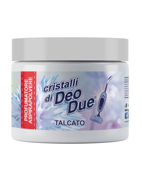 deo due cristalli - 500 grammi - profumatore aspirapolvere - talcato: tuttocasashop.it: pulizia e cura della casa
