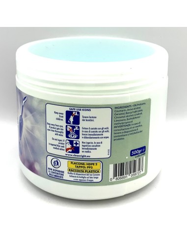 deo due cristalli - 500 grammi - profumatore aspirapolvere - talcato: tuttocasashop.it: pulizia e cura della casa
