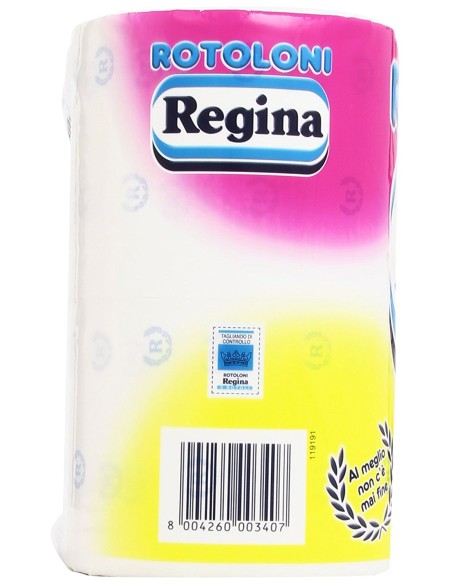 Regina Rotoloni Carta Igienica 4 Rotoli 2 Veli 500 Strappi