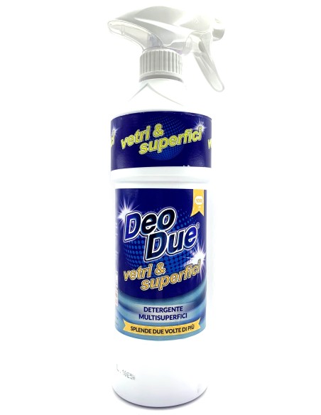 deo due vetri & superfici - 750ml - detergente multisuperfici: tuttocasashop.it: pulizia e cura della casa