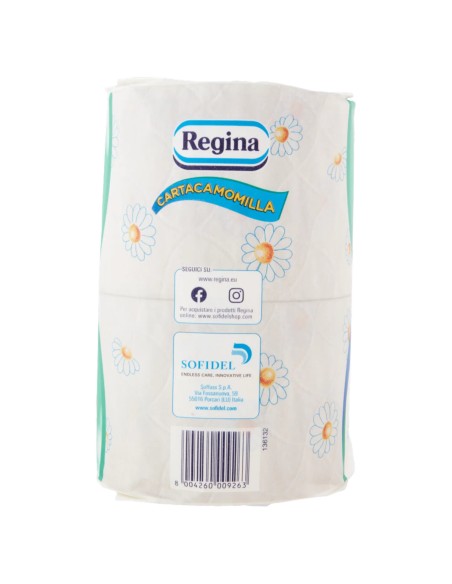 Regina Cartacamomilla Carta Igienica 4 Maxi Rotoli 3 Veli