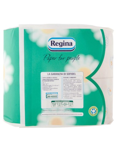 Regina Cartacamomilla Carta Igienica 4 Maxi Rotoli 3 Veli