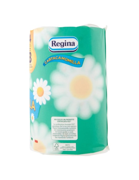 Regina Cartacamomilla Carta Igienica 4 Maxi Rotoli 3 Veli