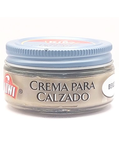 kiwi crema lucidante per scarpe e calzature - 50ml - beige: tuttocasashop.it: prodotti per bucato e tessuti