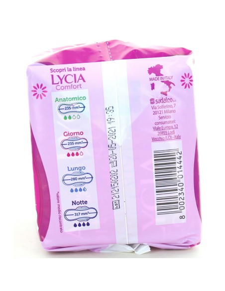 lycia assorbenti ultra maxi comfort - 14 pezzi - anatomico con ali: tuttocasashop.it: igiene e cura della persona