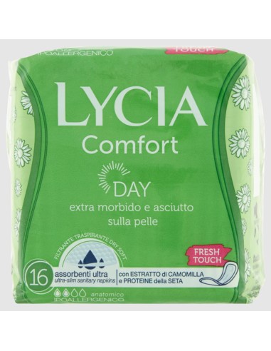 lycia assorbenti ultra maxi comfort - 16 pezzi - anatomico: tuttocasashop.it: igiene e cura della persona